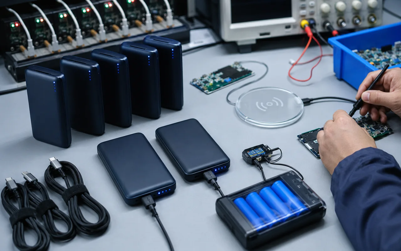 Keku electronics accessory function testing and quality control