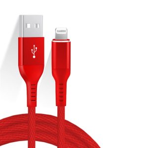 1M USB A to Lightning Fast Charging Cable with C89 Chip – OEM Available