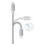 Wholesale MFi Certified Grey Braided Data Cable-2