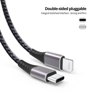 MFi-Certified Braided USB-C to 8Pin C94 Cable for iPhone