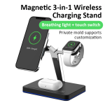 Magnetic 3-in-1 Wireless Charger 15W-1