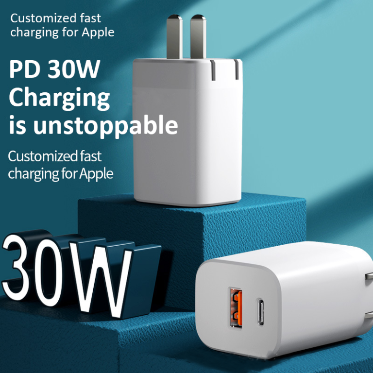 PD30W Fast Charging Dual-Port Charger Head-2