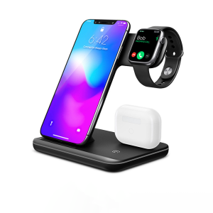 Z5 3-in-1 Desktop Wireless Charger Stand with OEM/ODM Options
