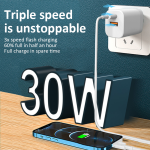 PD30W Fast Charging Dual-Port Charger Head-3