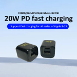 5V3A Black Fast Charging Head Dual Port-3