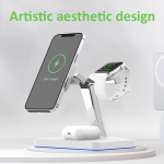 Stand Vertical Multifunctional 15W 3-in-1 Wireless Charger-3