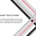 6ft Custom Logo MFi Nylon Braided USB Cable-2