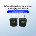 5V3A Black Fast Charging Head Dual Port-5