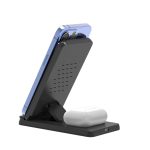 2-in-1 Fast Charging Wireless Charger Foldable Stand-3