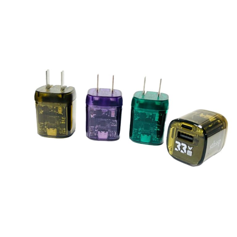 PD Transparent Dual-Port Fast Charging Head-1
