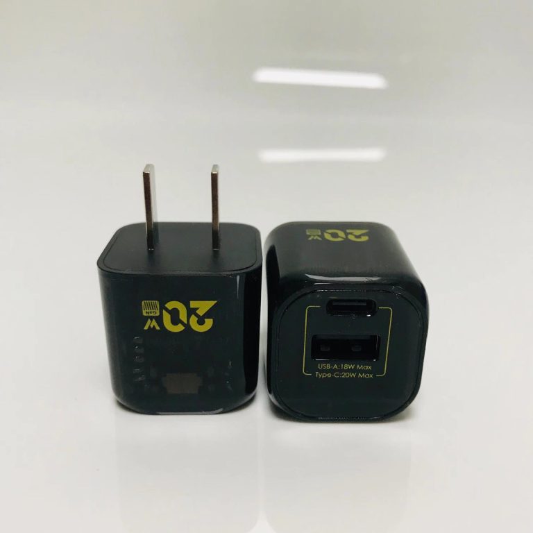 5V3A Black Fast Charging Head Dual Port-1