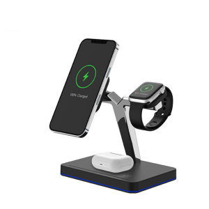 Stand Vertical Multifunctional 15W 3-in-1 Wireless Charger Can Be Customized