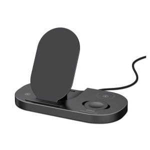 15W Foldable 3-in-1 Wireless Charger for OEM/ODM Customization