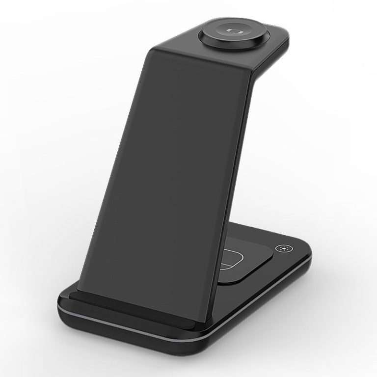 15W 3-in-1 Vertical Wireless Charger Stand-5