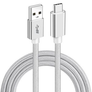 USB Type-C to USB 3.2 Fast Charging Cable with Braided Design