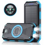 Solar Wireless Power Bank with Fast Charging-1
