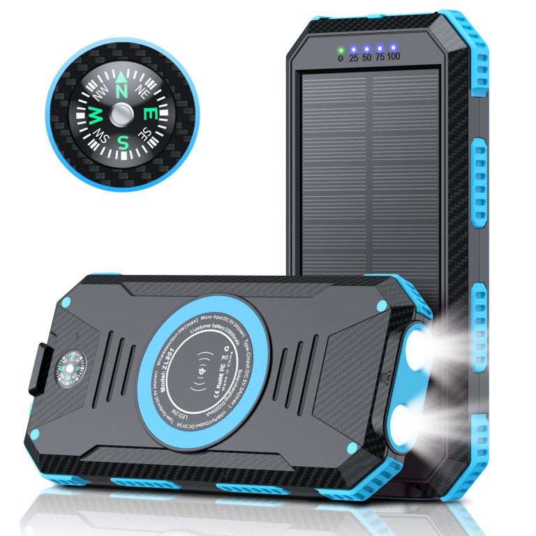 Solar Wireless Power Bank with Fast Charging-1