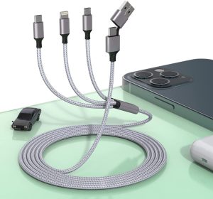 Universal 5-in-1 3A Fast Charging USB Cable for B2B