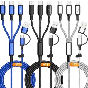 Multi 6-in-1 Fast Charging Cable for Smartphones and Tablets