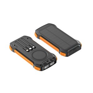 Solar Power Bank with Dual Flashlight for Outdoor Use – OEM/ODM Manufacturer