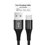 6ft Custom Logo MFi Nylon Braided USB Cable-7