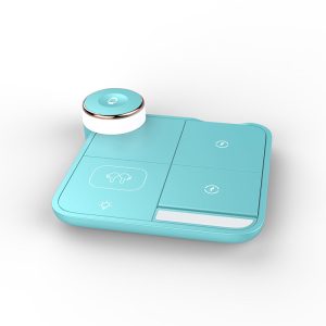Folding 4-in-1 Fast Wireless Charger Pad for OEM and Business Applications