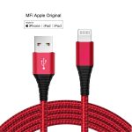 6ft Custom Logo MFi Nylon Braided USB Cable-1