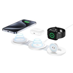 3-in-1 Magnetic Foldable Wireless Charger for Multiple Devices