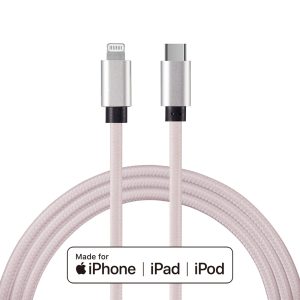 MFi Certified USB-C to Lightning Cable for iOS Devices