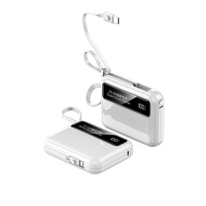 OEM/ODM Built-in Type-C Cable 10000mAh Power Bank