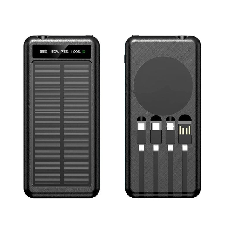 Solar Power Bank 10000mAh with 15W Wireless Charging-1