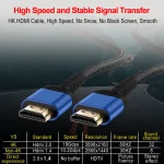 HDMI to HDMI Cable for 4K@60Hz Applications