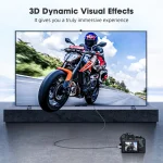 Micro HDMI to HDMI Cable with 4K@60Hz Support