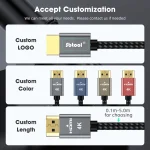 Mini HDMI to HDMI Cable Supporting 4K@60Hz Video