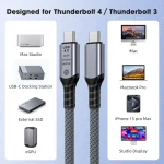 USB4 Cable for OEM/ODM Solutions: 240W PD 3.1 EPR and 40Gbps Data Transfer