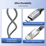 USB4 Cable for OEM/ODM Solutions: 240W PD 3.1 EPR and 40Gbps Data Transfer