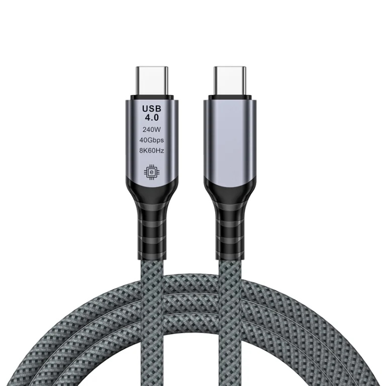 USB4 Cable for OEM/ODM Solutions: 240W PD 3.1 EPR and 40Gbps Data Transfer