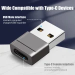 Zinc Alloy USB 2.0 to USB-C OTG Adapter for OEM and Bulk Applications