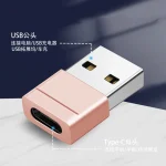 Zinc Alloy USB 2.0 to USB-C OTG Adapter for OEM and Bulk Applications