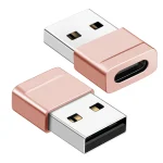 Zinc Alloy USB 2.0 to USB-C OTG Adapter for OEM and Bulk Applications