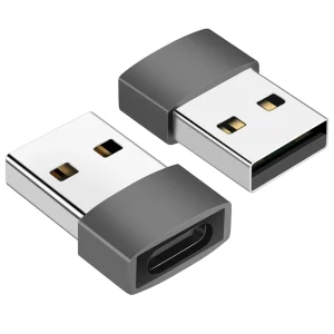 Zinc Alloy USB 2.0 to USB-C OTG Adapter for OEM and Bulk Applications