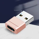Zinc Alloy USB 2.0 to USB-C OTG Adapter for OEM and Bulk Applications
