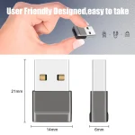 Zinc Alloy USB 2.0 to USB-C OTG Adapter for OEM and Bulk Applications