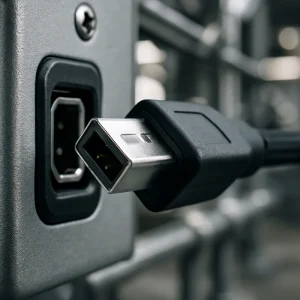 Standard USB Type-B device connector