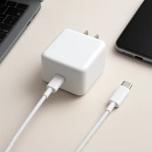USB-C computer charger with laptop and multi-port power allocation