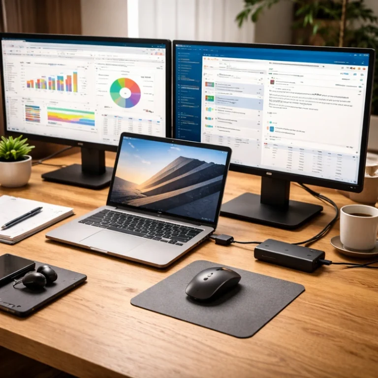 how to connect 2 monitors to a laptop