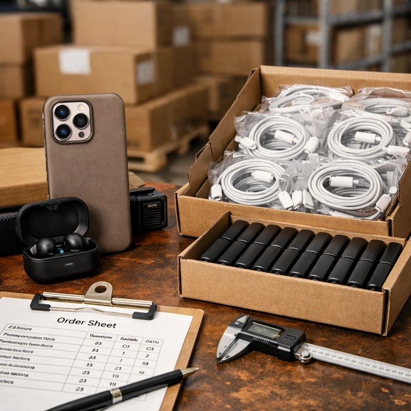 Mobile accessories wholesale assortment and supplier scorecard