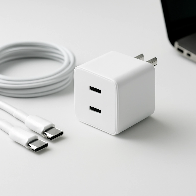 USB-C wall charger with Type-C output ports
