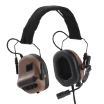 Tactical Communication Earmuffs with Microphone for Noise Control