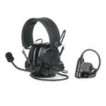 Noise Reduction Tactical Headset with Radio Communication